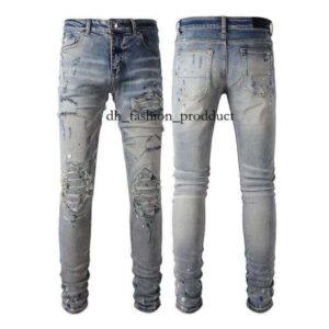 Ksubi Jeans New Designer Brand For Men Women Jeans Designer Jeans Mens High-end Quality Straight blue Retro Streetwear Casual Sweatpants fc2
