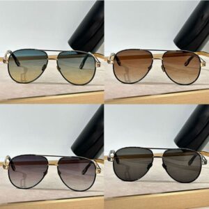 New sunglasses designer womens sunglasses MA fashionable retro square leg hollow design Mens glasses classic casual UV resistant UV400 eyeglass