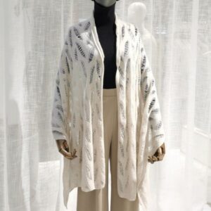 New autumn and winter soft glutinous hollow out high-end feather pure cashmere scarf –890334