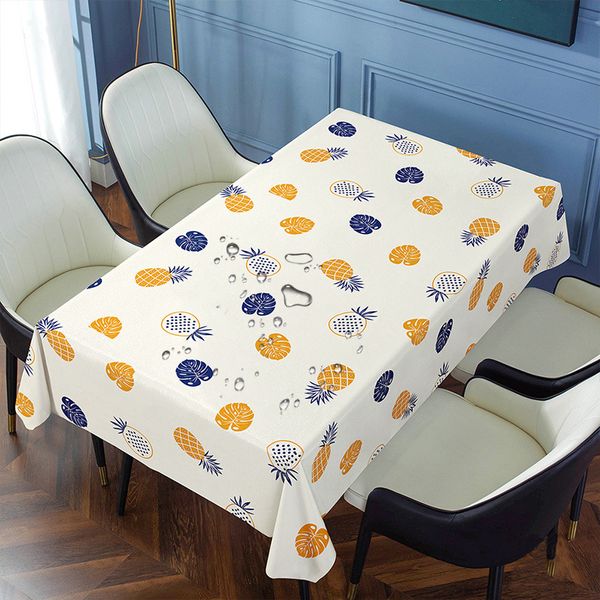 W202 Simple oil-proof and waterproof disposable tablecloth small fresh home dining non-slip