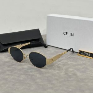 Womens Sunglasses Designer Sunglasses Metal Frame Luxury Eyeglasses Summer Ellipse Lens Goggle Adumbral Fashion Polarized Sun glass 6 Color Optional