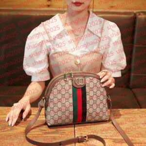 Men Women Luxury Designer Shoulder Bags Women Shell Bag Canvas Leather Handbags Ladies Tote Womens Purse Messenger Bags