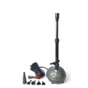 Modern Turtle Shell Submersible Pond Pump – 792GPH, 4 Fountain Heads, 20Ft Cord, Aquarium Pump