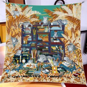 90cm square scarf with exquisite straight-edge rolled edges and textured silk for women's headscarf and shawl