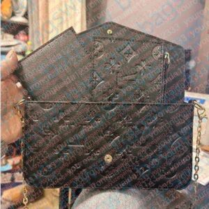 s Woman handbag chain Handbags wallet 3pcs set Classic designer Pochette Felicie Genuine Leather Tote Shoulder bag Clutch Women Totes Bag