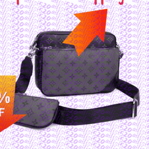 2023 Handbags Men Leather TRIO Messenger Bags Luxury Shoulder Bag Make up Bags Designer Handbag Luxurys designers Mens Shoulder Bags