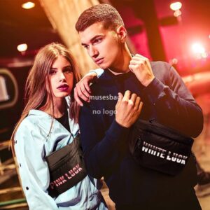 Stylish chest bag portable crossbody function bag shoulder bag Men's crossbody bag men's casual couple bag