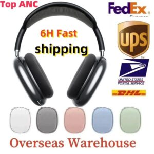 For apple headphones earbuds Max bluetooth headset accessories pro max wireless earphone Top Quality ANC metal silicone anti drop protective music