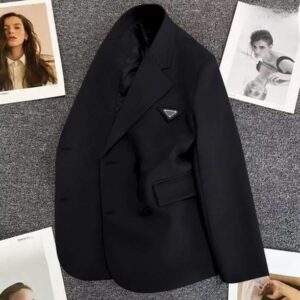 Womens Trench Coat Designer Luxury Autumn Coat Women Casual Jackets Triangle Logo Parka Lady Warm Overcoat -15 Mens Woman Classic Bodywarmer DZG2410182