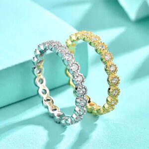 Sophisticated Unisex 925 Sterling Jewelry Piece with Polished Surface & Clear Cz Gemstones