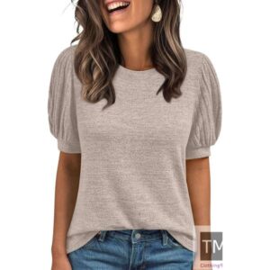 Womens Summer Tops Dressy Casual Blouses Business Short Sleeve Shirt 2025 Cute Trendy Sweater