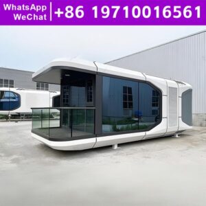 Customize Design Prefabricated Mobile House Capsule Outdoor High Quality Prefablicadas Houses Capsules to Live Low Cost Hot Sale