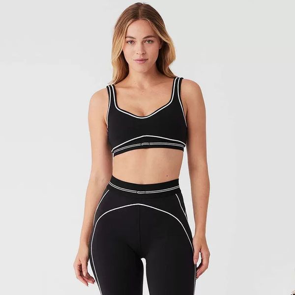 Yoga sets clothing Sports Bra Leggings sports fitness have breast pad underwear skin close align bralette lingerie women's outside high waisted bottoming pants