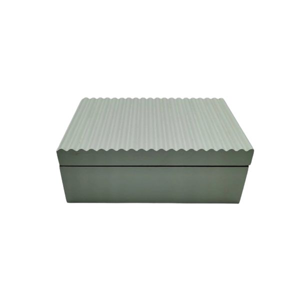 Artisanal Curved Lines Pendant Display Box Rustic Yet Contemporary Craftsmanship