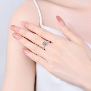 Moissanite Women's Ring with PT950 Plating, Vintage Vine Design, 925 Sterling Silver Wedding Ring, Elegant Engagement Jewelry, Cross-Border Wholesale.