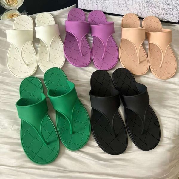 Designer Rubber Women Flip Flops Fashion Beach Slippers Summer Casual Shoes Outdoors With Box 569560
