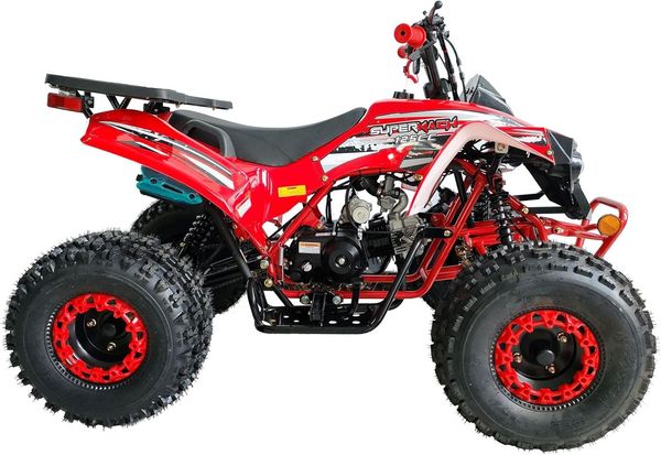 125cc ATV Vitacci ATV Quad Youth Adult ATV 125cc ATV Fully Automatic with Reverse Gas Vitacci ATV 4 Wheeler Outlander ATV Quads Big 19 inch Tires