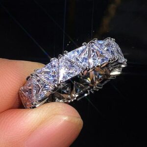 Designer Ring Diamond Ring Women Men Couple Wedding Ring Luxury Jewelry Ladies Girl Party Gift Accessories Size 5-12
