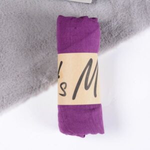 New ethnic style pure color cotton and linen scarf –80649