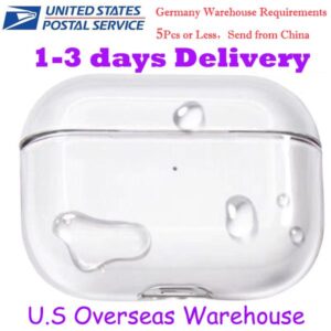 USA Stock For Apple AirPods 4 AirPods pro 2 Headphone Accessories Silicone Protective Headphone Cover silicone case Headphone TPU Case
