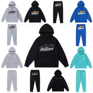 Mens Tiger Shooters Designer Tracksuits Cotton Embroidered Hoodie Pants Set