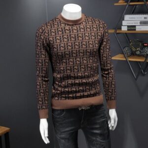 European Station 2025 New Korean Edition Men's Winter Large Size Slim-fit Medium Neck Sweater Thickened Warm Wool Knitted Sweater M-5XL