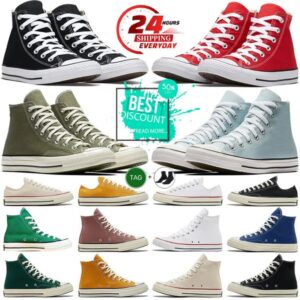 High Quality Casual Shoes 1970s shoes designer shoes mens womens sneakers Black Grey White love Brown Milk Blue Vintage Canvas Shoes