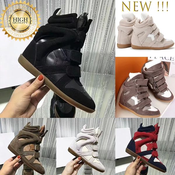 High quality Malan boots Women's leather boots bekett Fashion show new colors Versatile and comfortable High-top trainers 6cmHeel high White, black, pink Red khaki