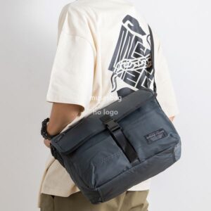 Korean casual men's shoulder bag Oxford cloth personality sports messenger bag Trend fashion youth commuter crossbody bag