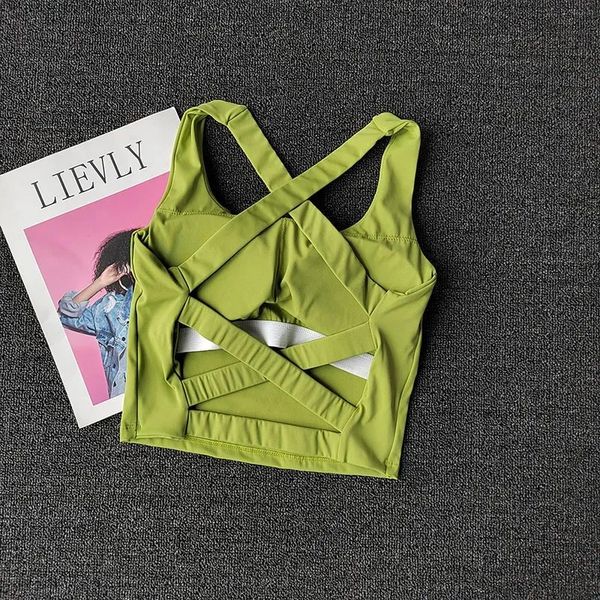 Yoga Outfit Women Sports Bra Top Push Up Fitness Underwear Sport Tops For Breathable Running Vest Bralette Gym Wear Female 15456