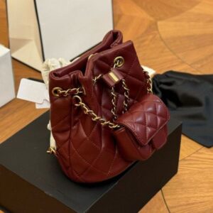 Designer Bags Fashion Lambskin twin bag Backpack school bag Womens Outdoor Backpack Travel Backpack handbag bookbags messenger bag fortune bag 18m