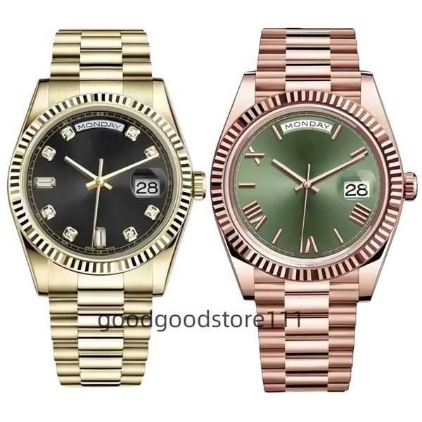 Watch for mens 41mm 36mm movement Watch Automatic Mechanical Mens Quartz Womens Bezel Stainless Steel Diamond Lady Waterproof Luminous Wholesale