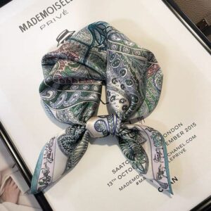 New European and American style all-match decorative silk small square scarf –837096