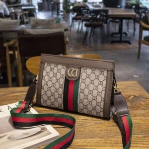 Designer bag Mini Nylon bag Women's lightweight crossbody bag Color blocked splicing waterproof shoulder bag Casual sports Fashion commuting small square bag AAA+