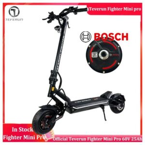 2025 Teverun Mini Pro 60V 25Ah Smart BMS APP Version Inside NFC Lock Bosch Dual Motor 2*1000W Top Speed 65km/h Official Teverun Scooter