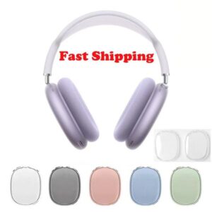 For Airpods Max bluetooth Headphone Accessories airpodspro max Transparent TPU Silicone Waterproof Protective case AirPod Max Head