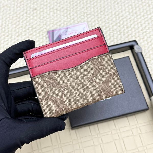 Designer Card Holder Men Wallet Designer Wallet Women Mini Wallets High Quality Genuine Leather Cowhide Card Case Coin Purse Cardholder Designer Designer Purses