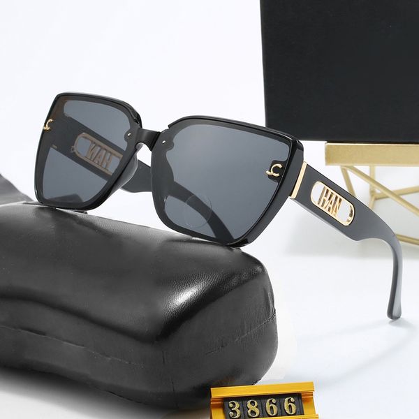 Womens Luxury Sunglasses Designer Sunglasses for Women Big Frame Sun glass Summer Goggle Adumbral Letters Eyeglasses Beach Lunette de Soleil