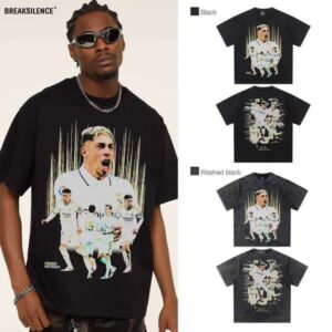 2025 New Bal Wade Football Fashion T-Shirt Heavyweight 100% Cotton Short Sleeve Unisex Direct Print Crossover