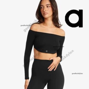 alocardio Rich Girl Brand 5A Quality Fitness t shirt Women's One-Sleeve Yoga Top with Built-in Bra Pads for Fitness