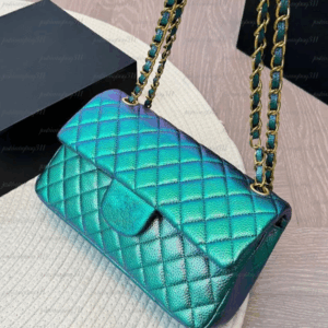 Green Designer bags Luxury Bag sling bag Caviar Style Flap Leather Handbags Chain bag Shoulder Bag sac de luxe small square bag women's crossbody bag clutch bag