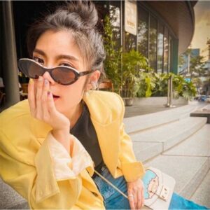 Fashion designer brand cool sunglasses luxury Super high quality double C ch5416 oval star ins same letter series with logo box