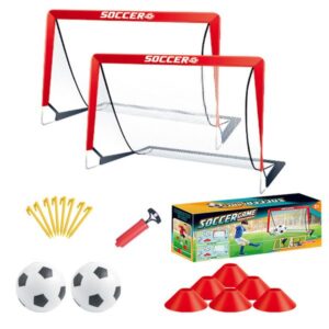 Childrens Football Door Shot Set Toy Foldable Portable Indoor And Outdoor Sports Soccer Game