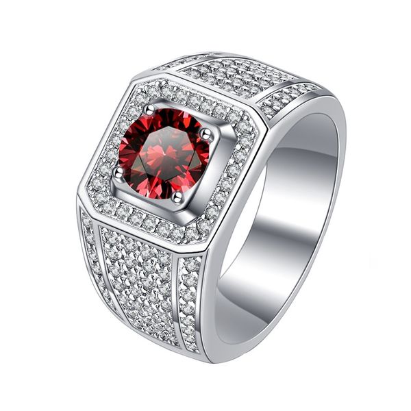 Elegant 925 Sterling Silver Jewelry: Men's Designer Wedding Band Featuring Sparkling Moissanites