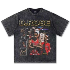New Ross Star American Style T-Shirt 100% Heavy Knit Waxed Old Cotton Casual Short Sleeve 300g Small Size Cross-Border Solid