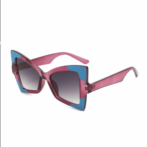 New style personalized butterfly-shaped colored frame sunglasses – European cat-eye modern UV-protective sunglasses