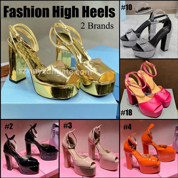 2Brands Top-quality Fashion Women's Leather Platform High Heels Sandals