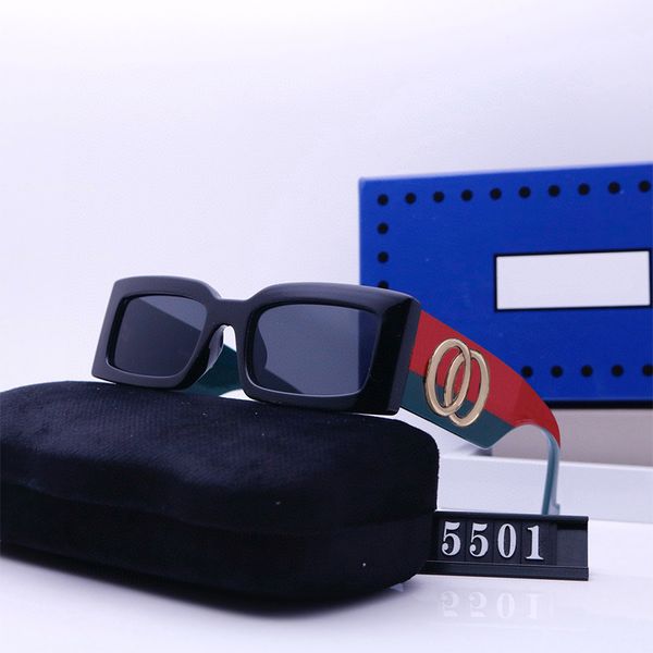 Narrow Sunglass Designer Sunglasses for Women Men Big Letters Stripe Sun glass Luxury Retro Trend Goggle Adumbral Outdoor Beach Eyeglasses