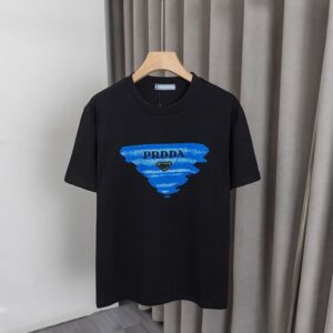 Designer T Shirt Men Men Triangle emblem Letter Fashion High Quality Luxury Casual Man S~XXL