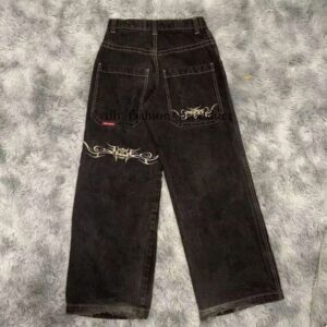 Jean JNCOS Mens Clothing Pantalones Hombre Streetwear Pants JEANS Clothes Ripped Denim Shorts Baggy JORTS 2000s Y2K JNCO 240823 8c3 160